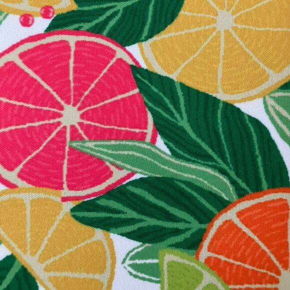 New AHDORNED Neoprene Lime Orange Lemon Tote with Removable Pouch - Picture 4 of 6